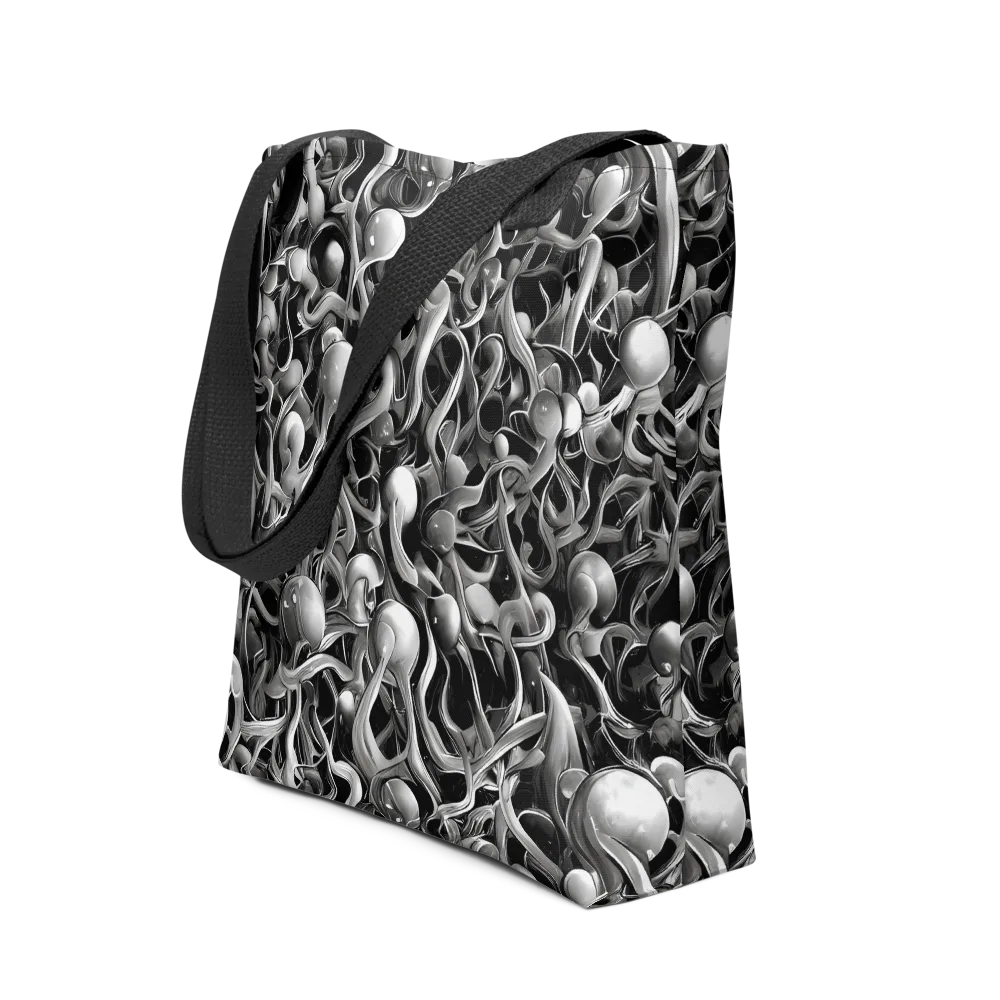 Fluid Monochrome on Tote Bag — Front