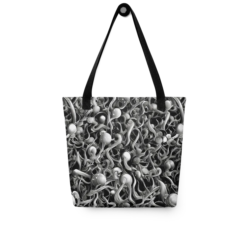 Fluid Monochrome on Tote Bag — Front