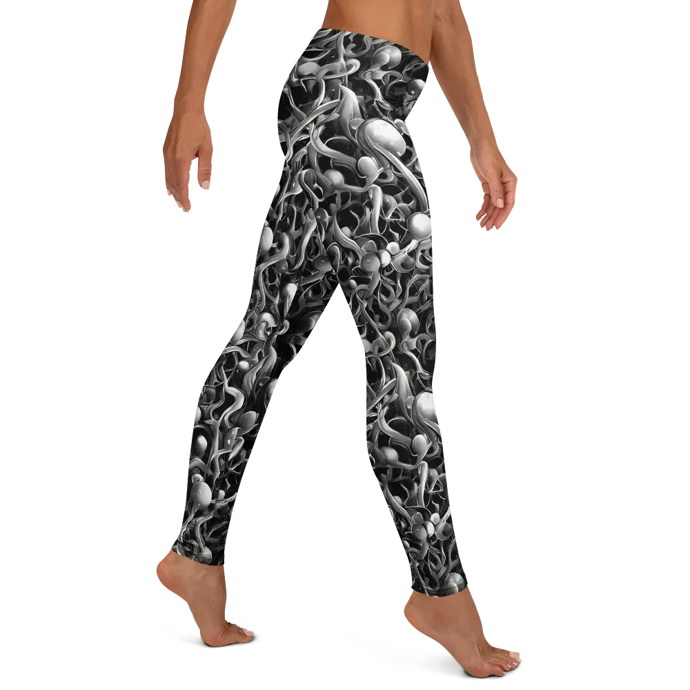 Fluid Monochrome on Leggings — Right