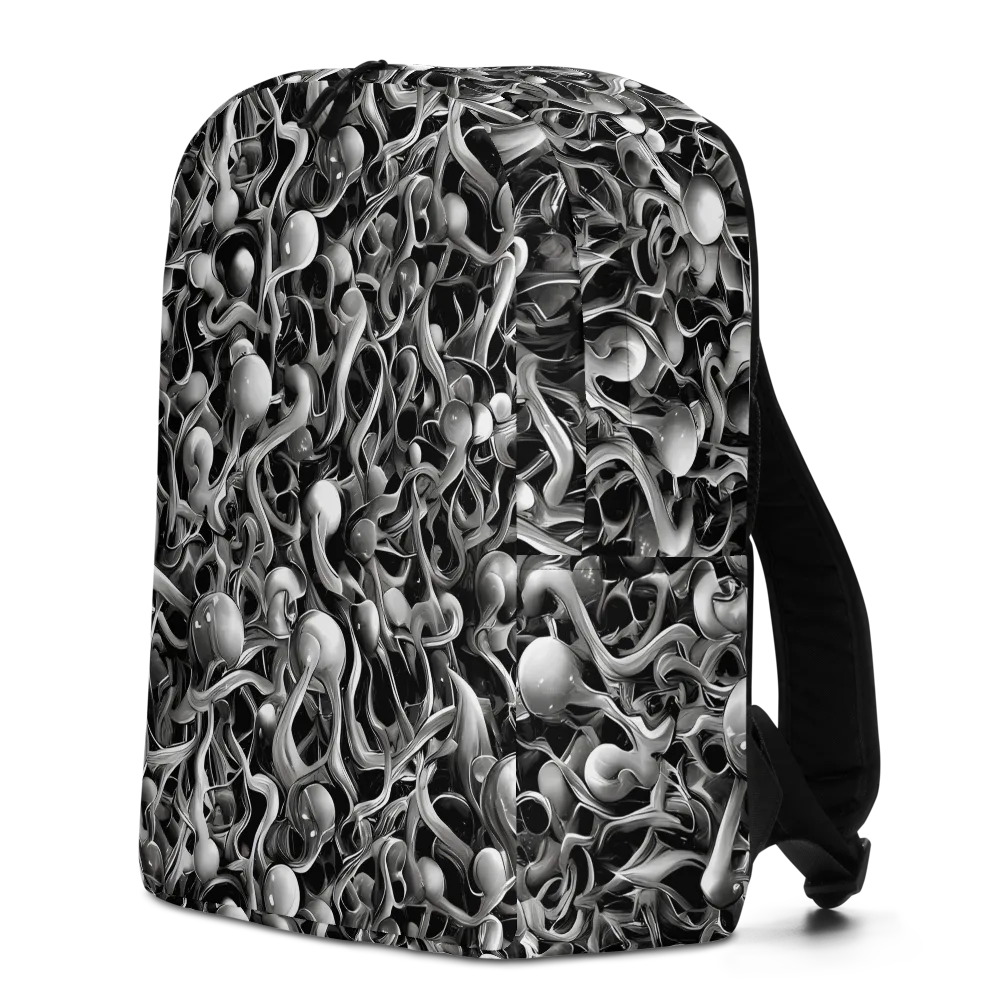 Fluid Monochrome on Minimalist Backpack — Left