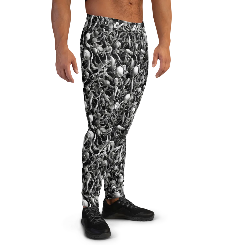 Fluid Monochrome on Men's Joggers — Right