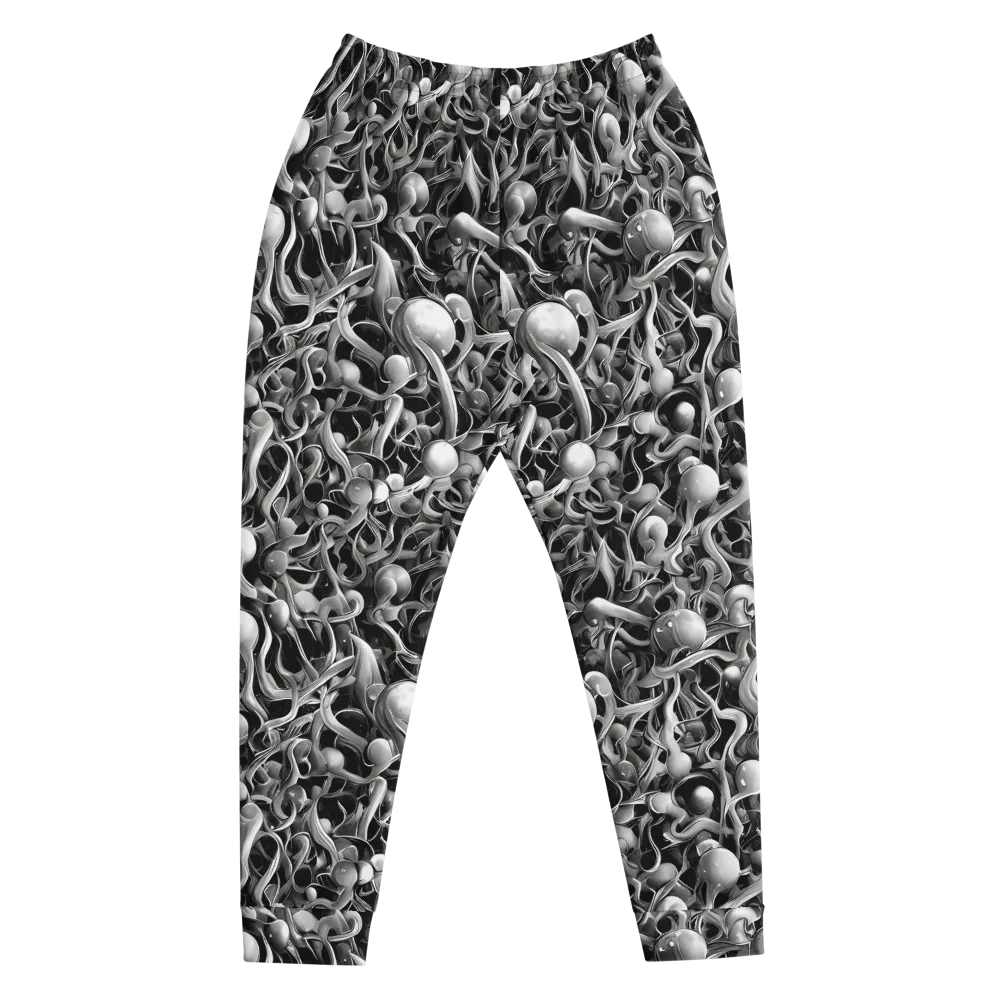 Fluid Monochrome on Men's Joggers — Front