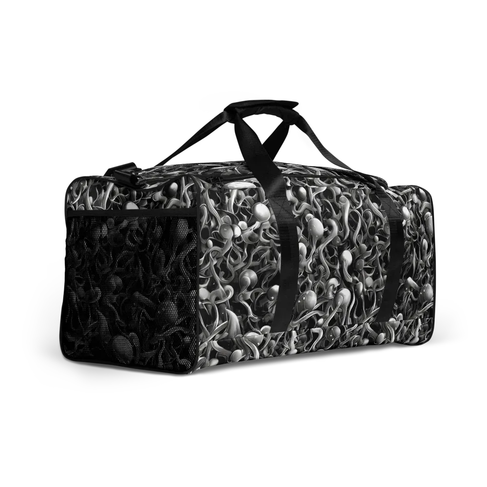 Fluid Monochrome on Duffle Bag — Right Front