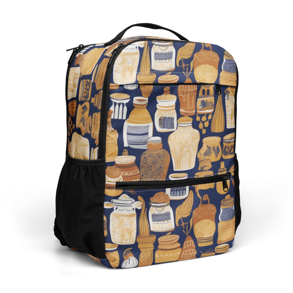 Cobalt Curio on Utility Backpack — Right Front
