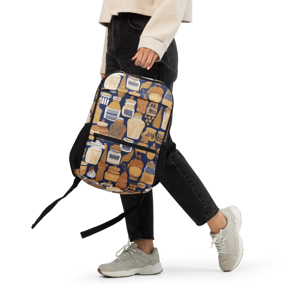 Cobalt Curio on Utility Backpack — Front