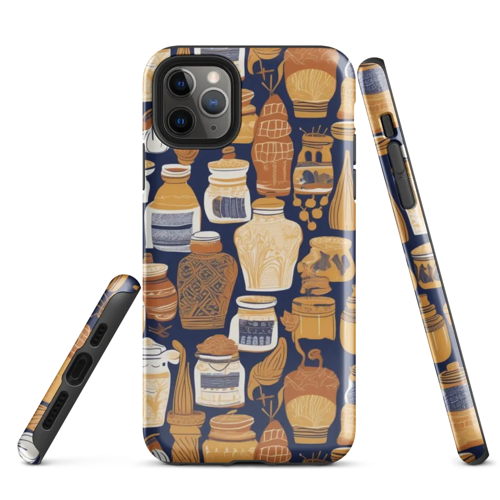 Cobalt Curio on Tough Case for iPhone® — Front