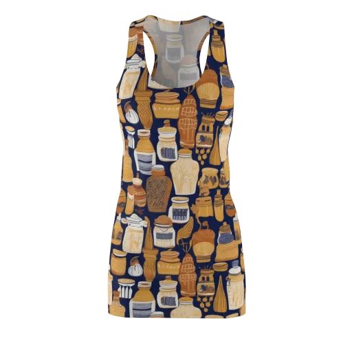 Cobalt Curio on a Racerback Dress