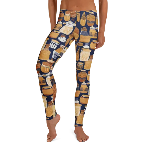 Cobalt Curio on a Leggings