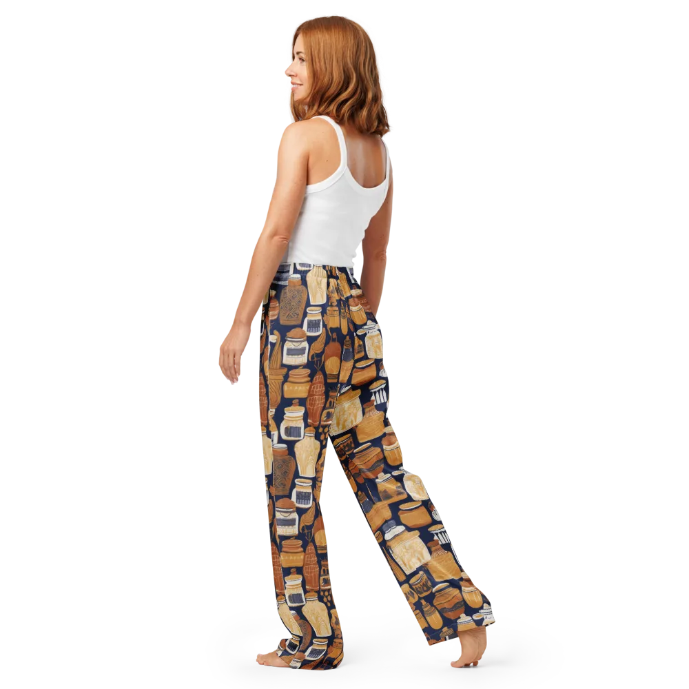 Cobalt Curio on Women's Pajama Pants — Back