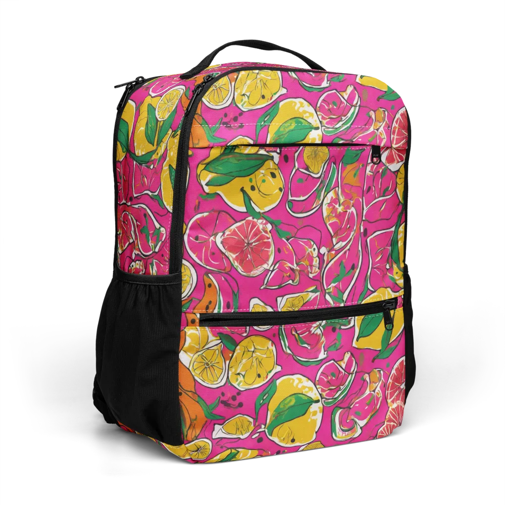 Pink Lemonade on Utility Backpack — Right Front