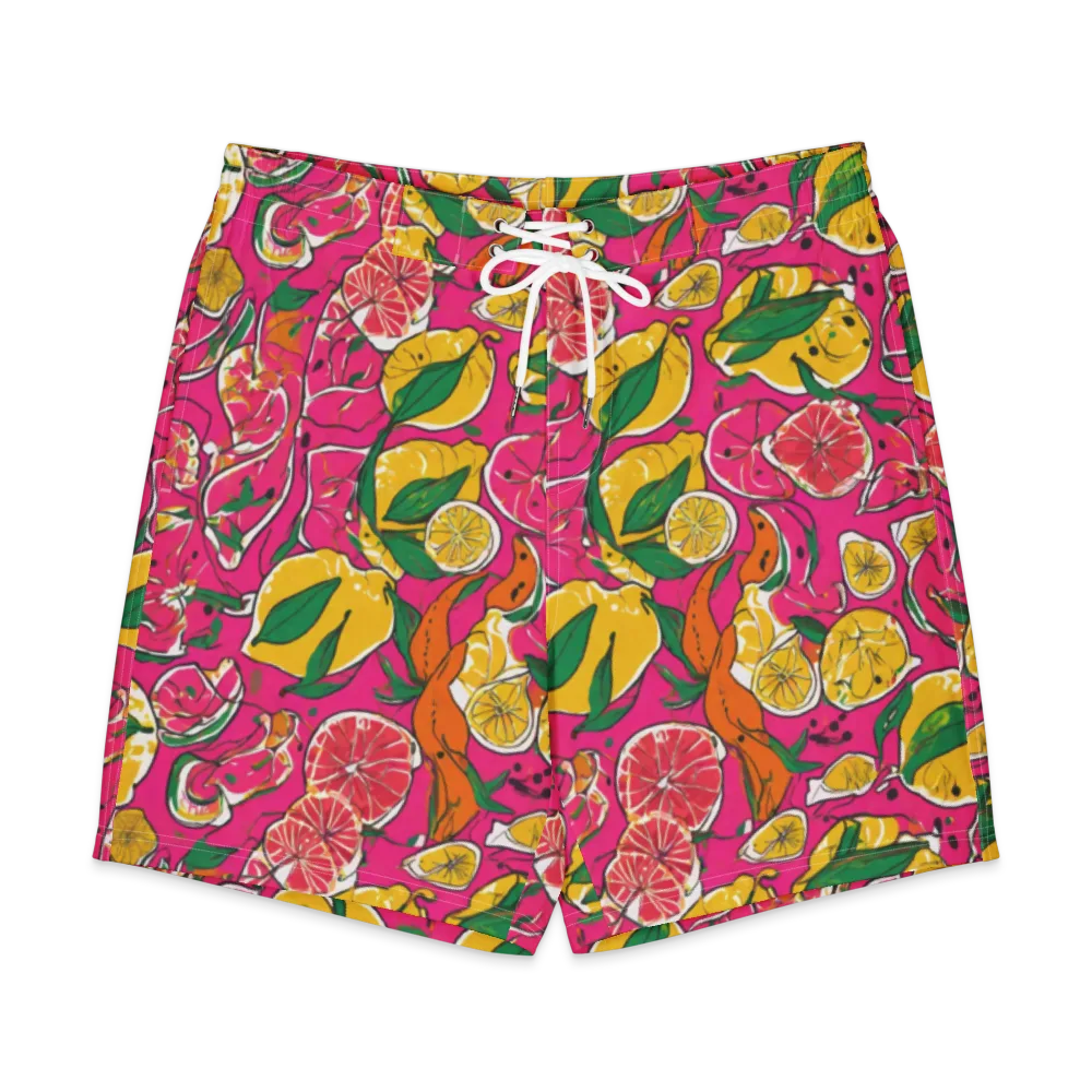 Pink Lemonade on Men's Board Shorts — Front