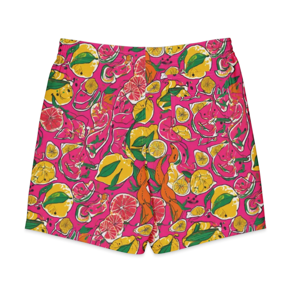 Pink Lemonade on Men's Board Shorts — Back