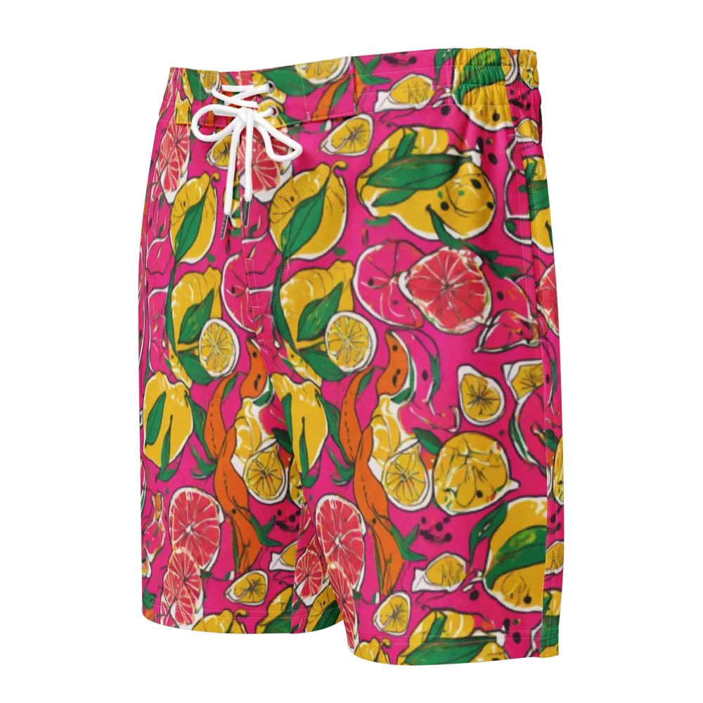 Pink Lemonade on Men's Board Shorts — Front