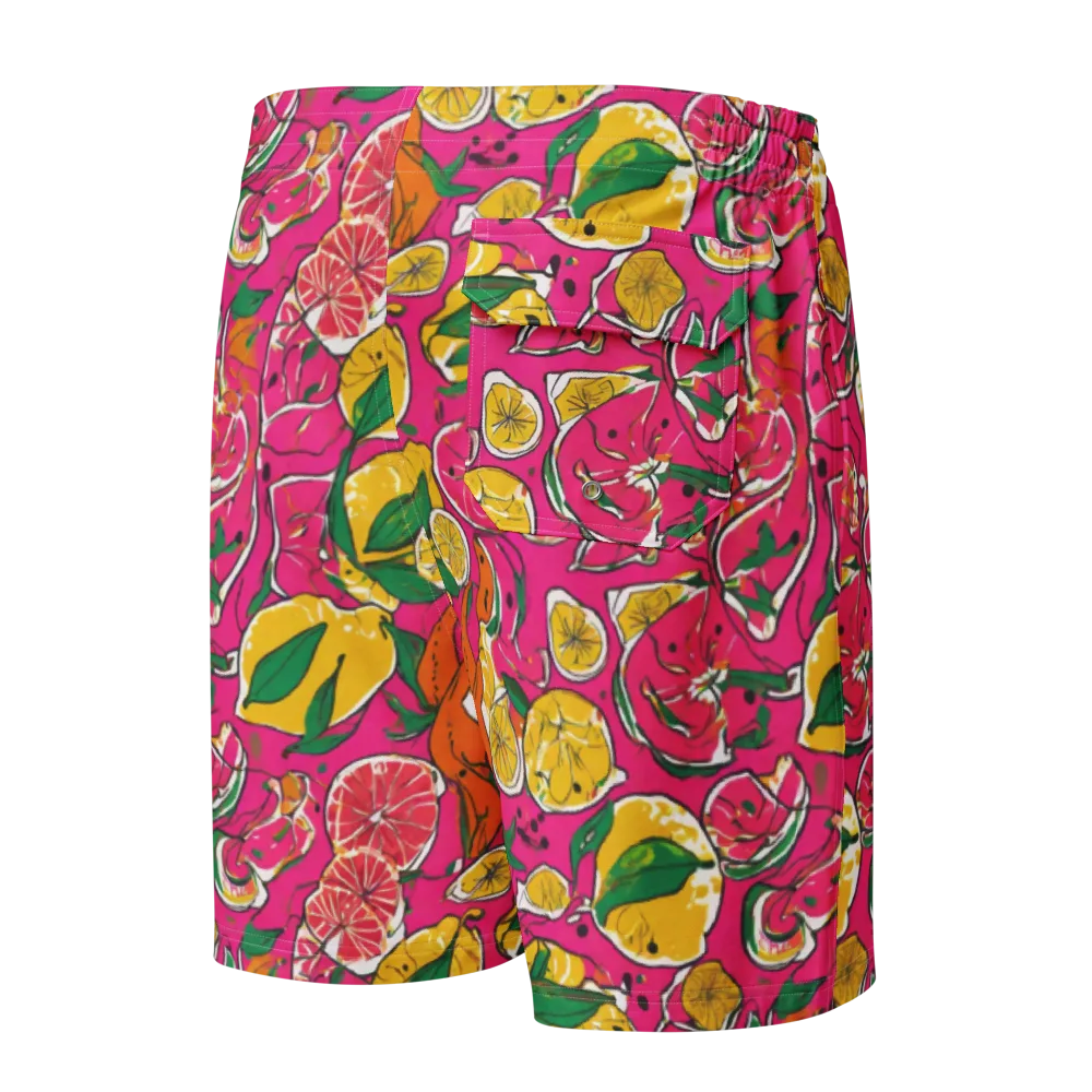 Pink Lemonade on Men's Board Shorts — Back