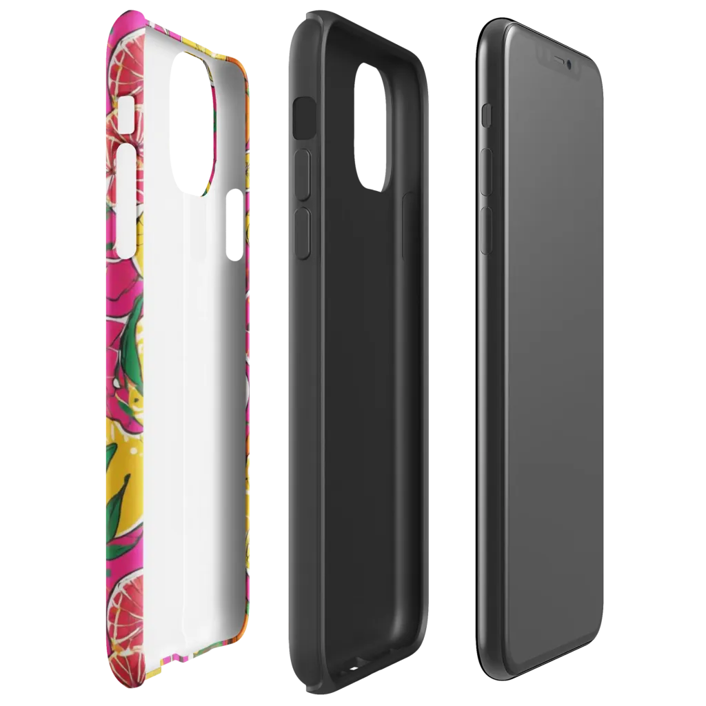 Pink Lemonade on Tough Case for iPhone® — Right