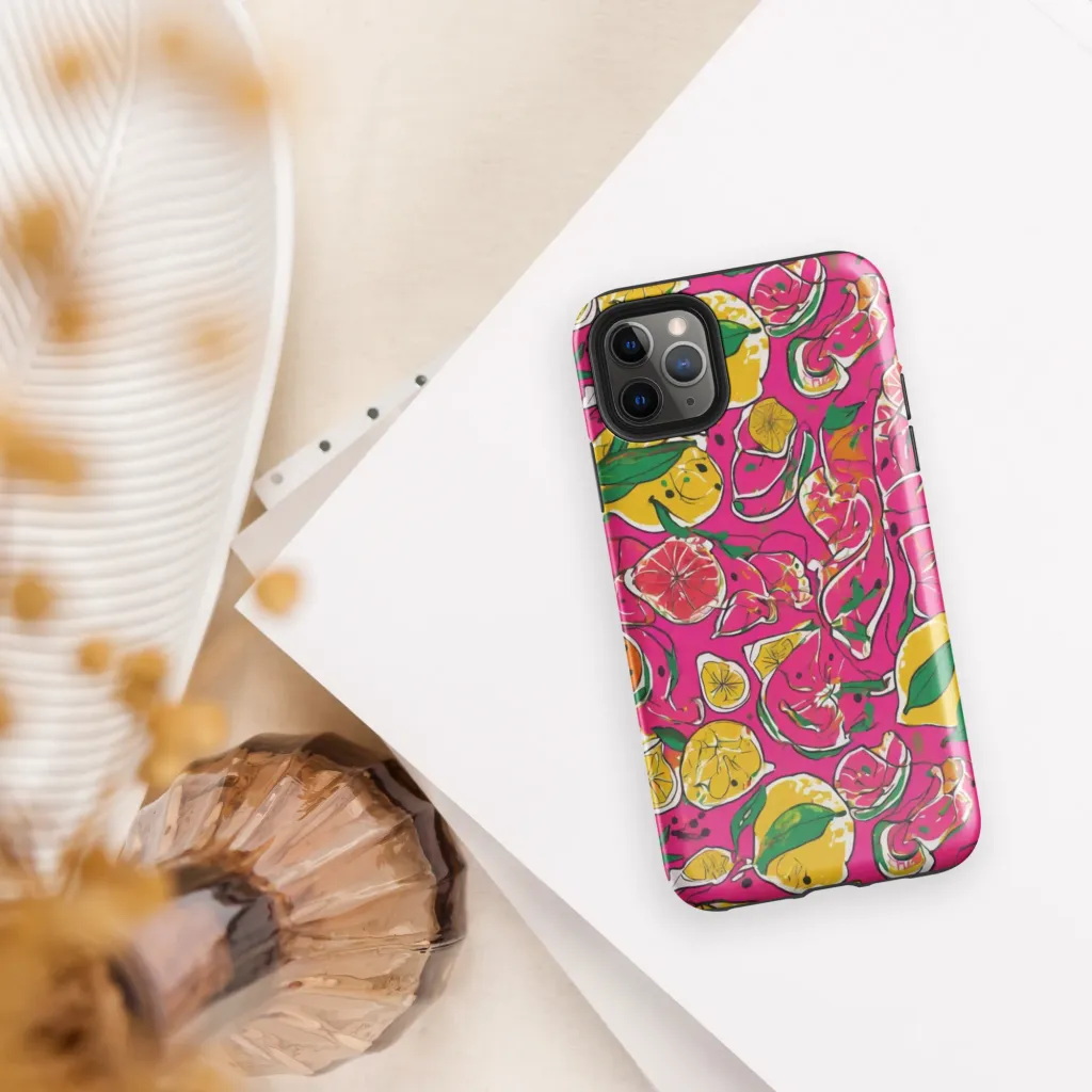 Pink Lemonade on Tough Case for iPhone® — Front