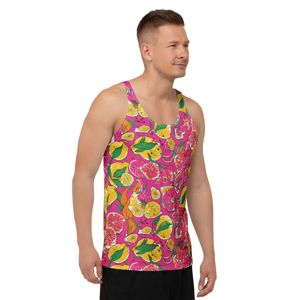 Pink Lemonade on Men's Tank Top — Right Front