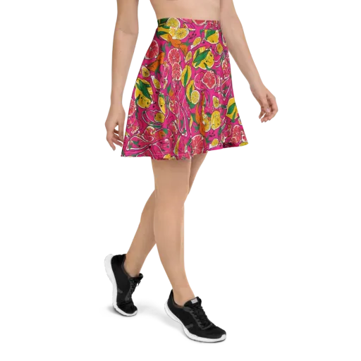 Pink Lemonade on a Skater Skirt