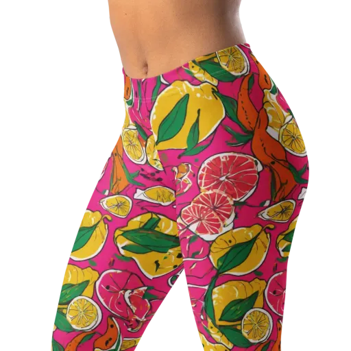 Pink Lemonade on a Leggings