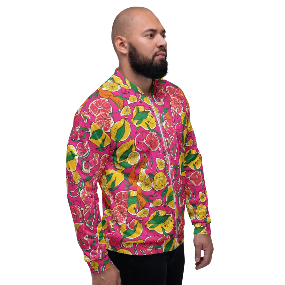 Pink Lemonade on Bomber Jacket — Right