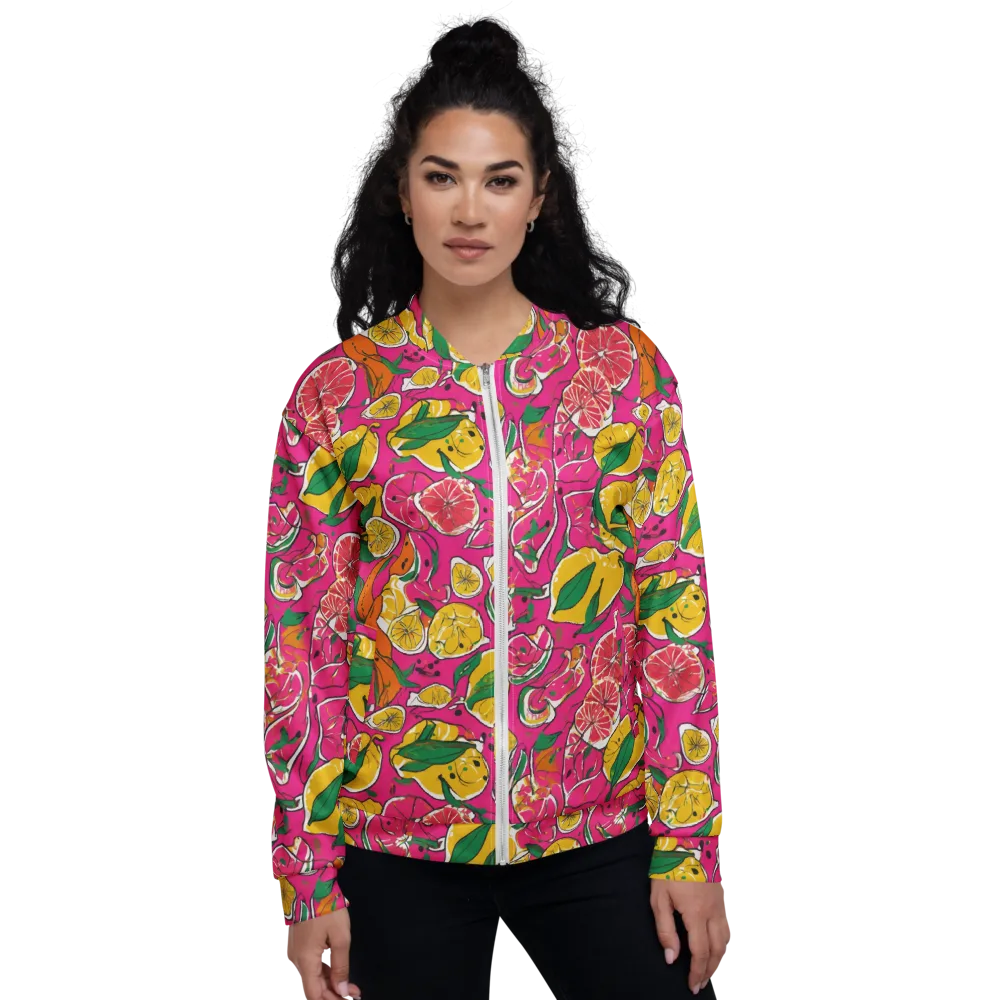 Pink Lemonade on Bomber Jacket — Front