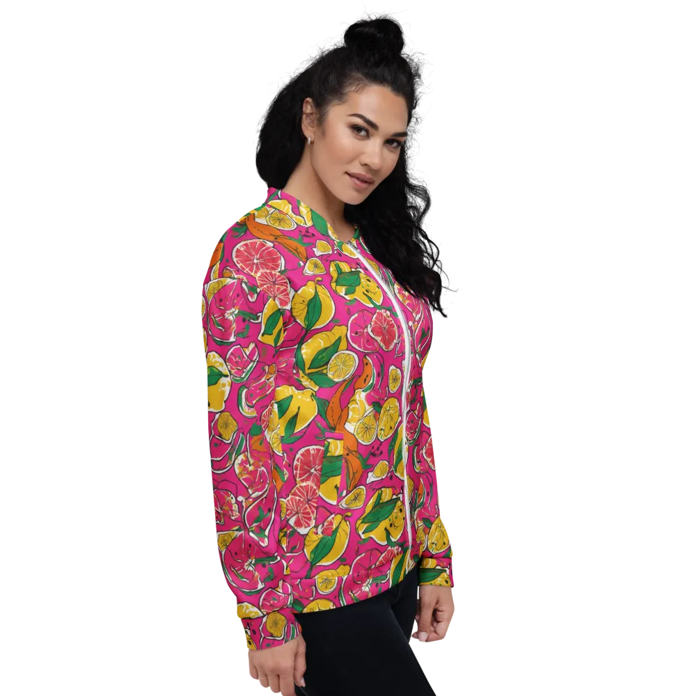 Pink Lemonade on Bomber Jacket — Right