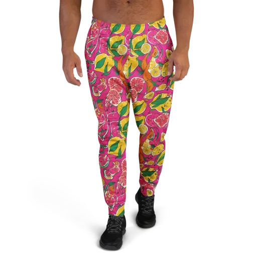 Pink Lemonade on a Men's Joggers