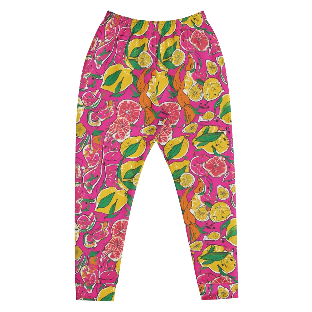 Pink Lemonade on Men's Joggers — Front