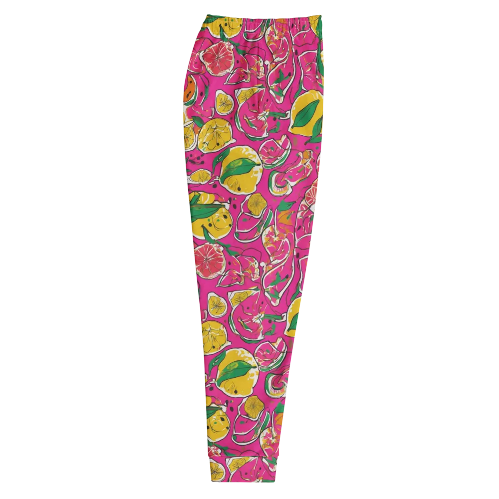 Pink Lemonade on Men's Joggers — Right
