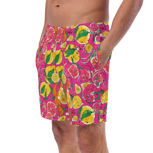 Pink Lemonade on a Swim Trunks