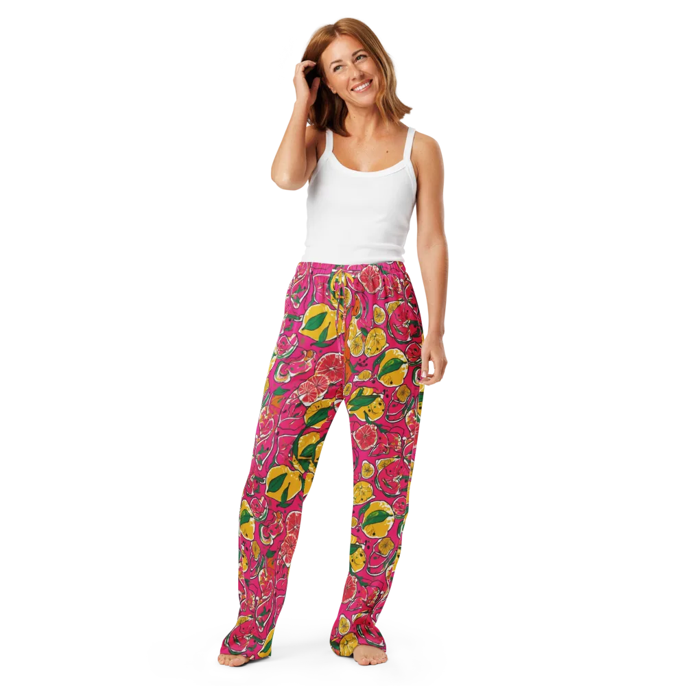 Pink Lemonade on Women's Pajama Pants — Front