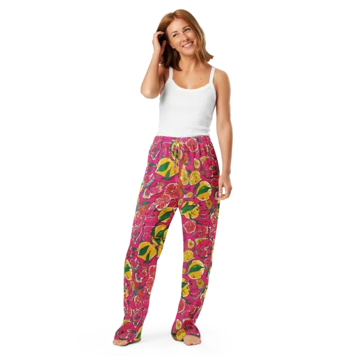 Pink Lemonade on a Women's Pajama Pants