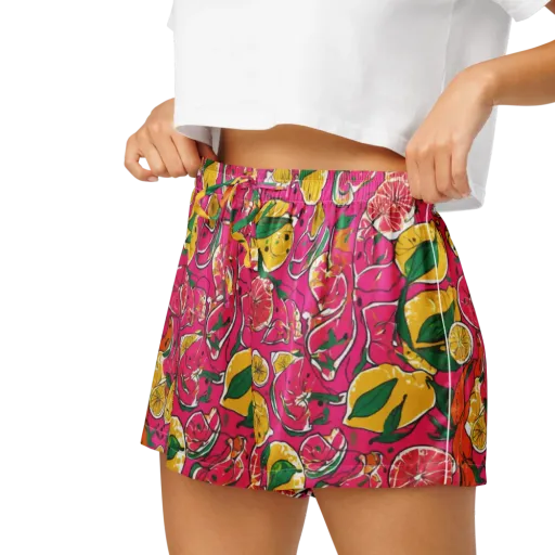 Pink Lemonade on a Women's Pajama Shorts