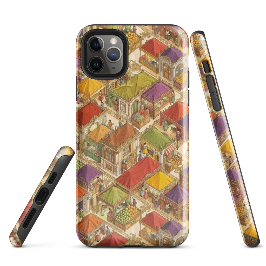 Market of Many Colors on Tough Case for iPhone® — Front