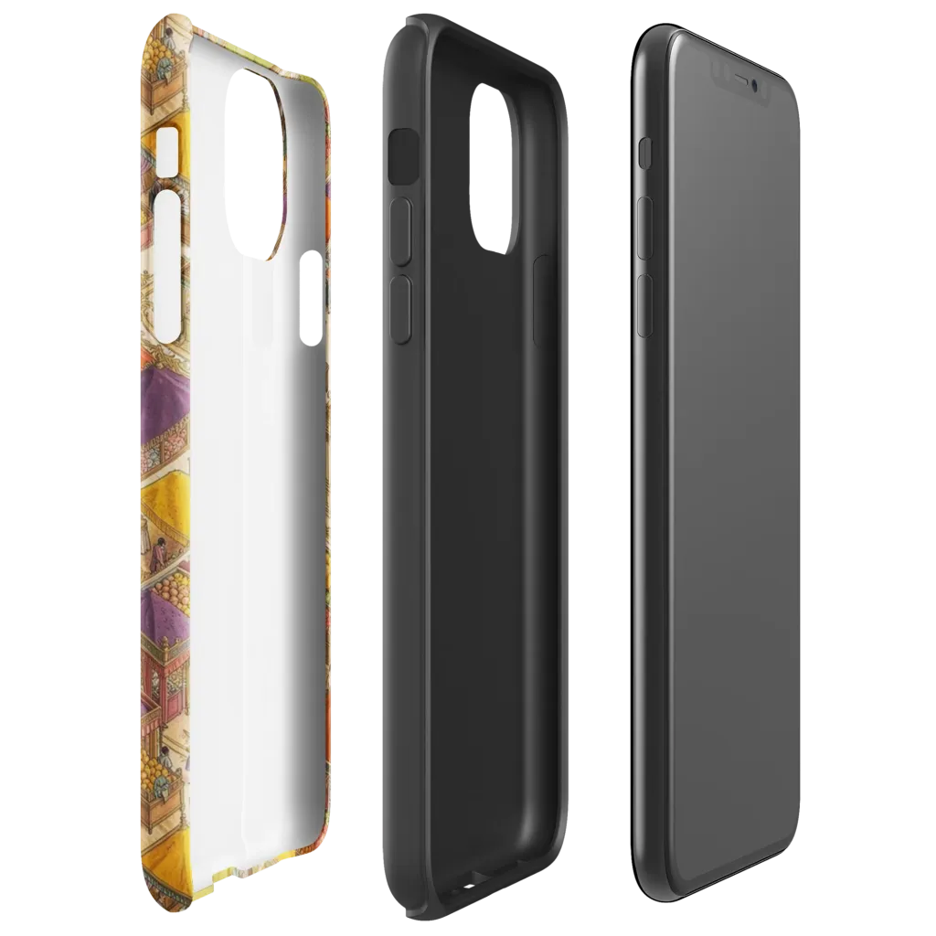 Market of Many Colors on Tough Case for iPhone® — Right