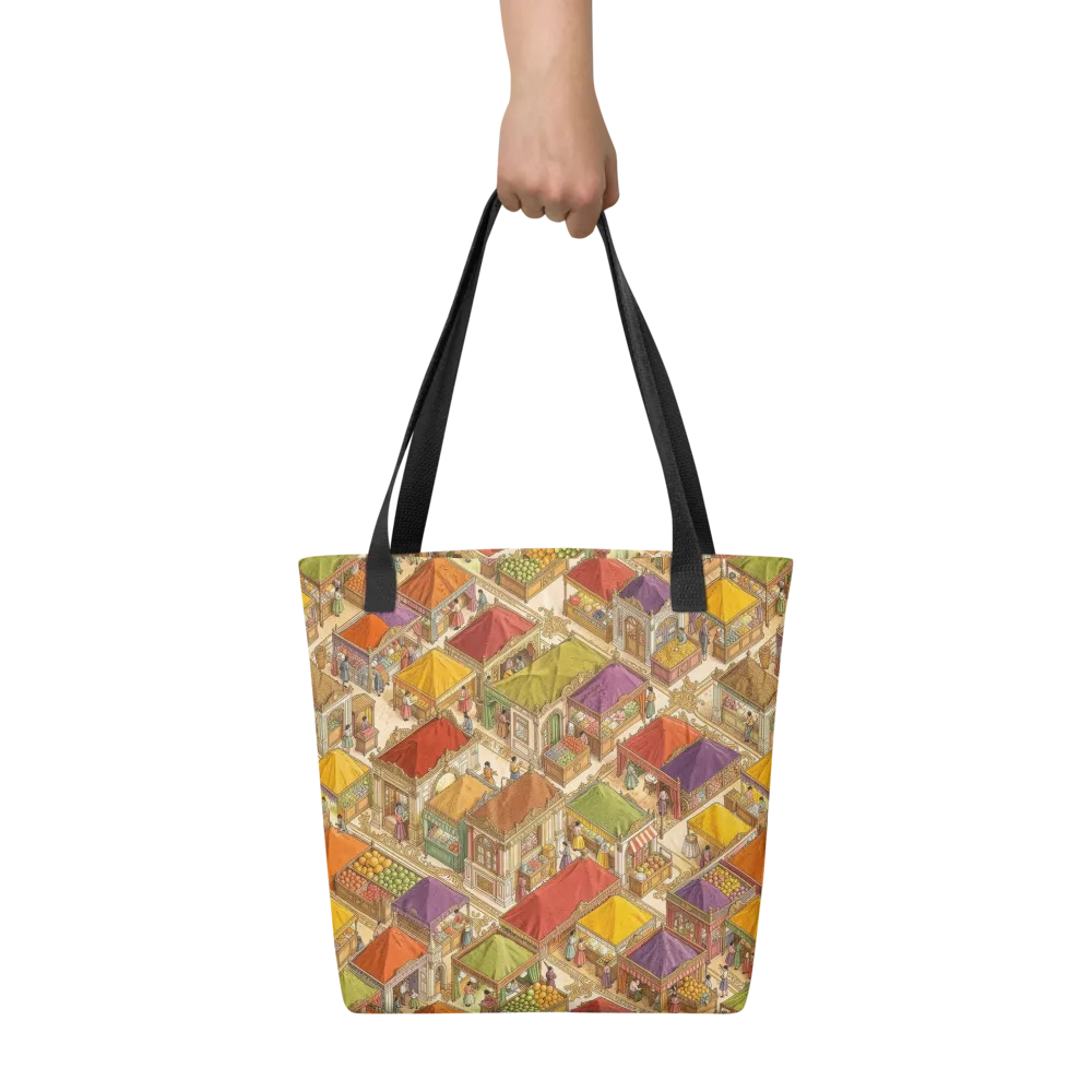 Market of Many Colors on Tote Bag — Front