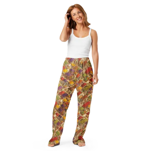 Market of Many Colors on a Women's Pajama Pants
