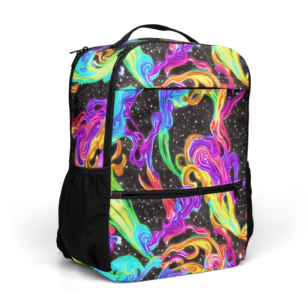 Yuan Whirls on Utility Backpack — Right Front