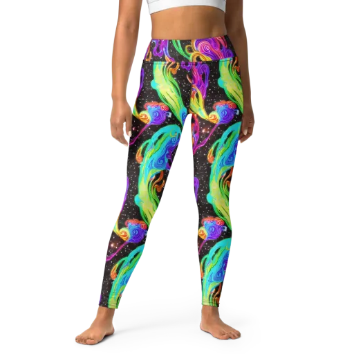 Yuan Whirls on a Yoga Leggings