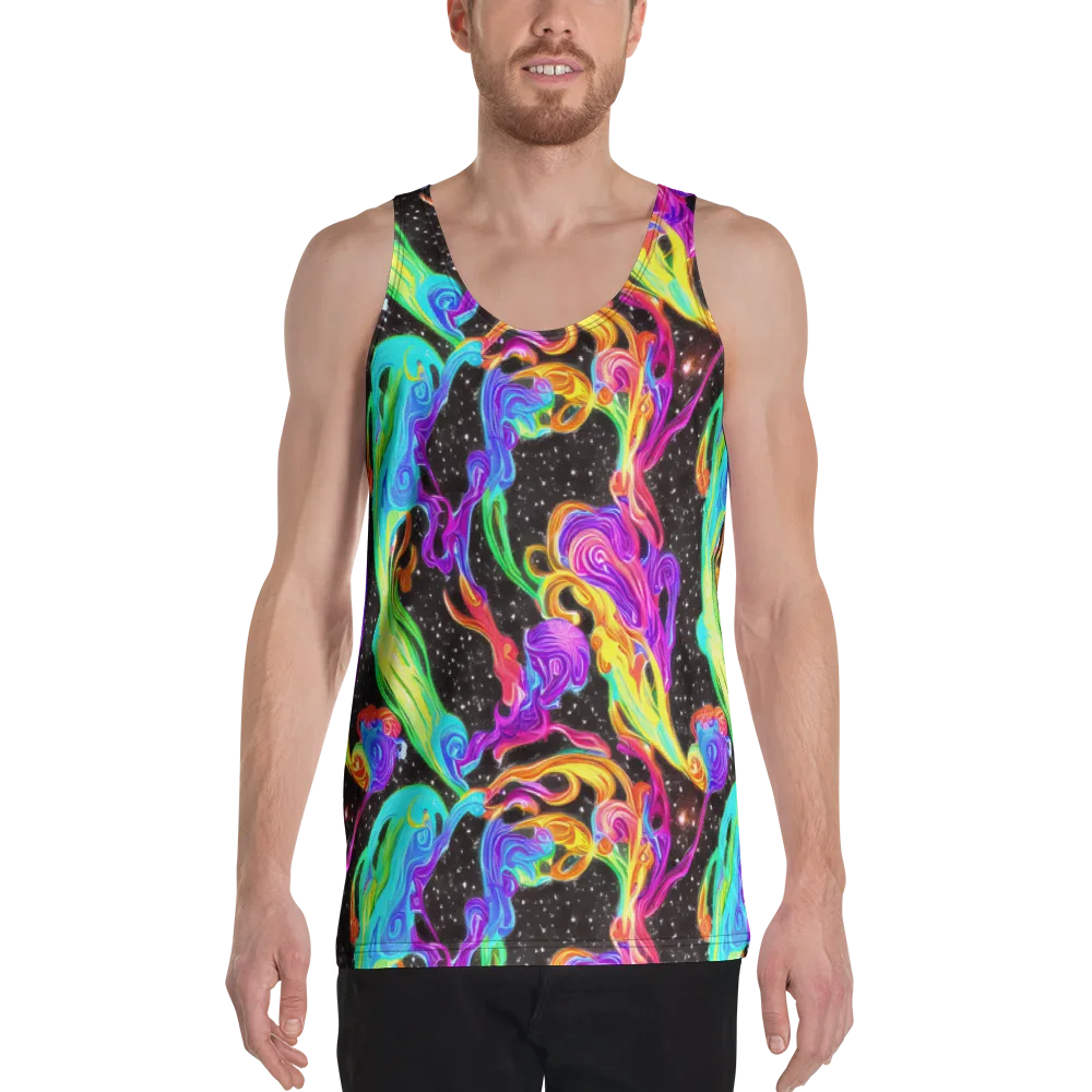 Yuan Whirls on Men's Tank Top — Front