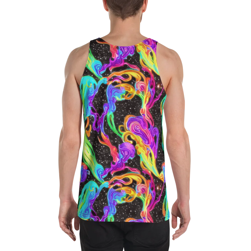 Yuan Whirls on Men's Tank Top — Back