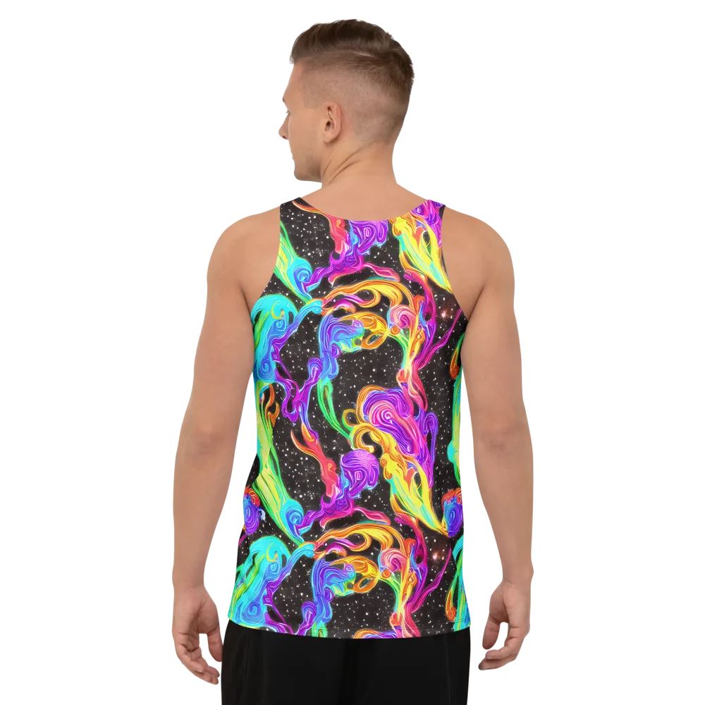Yuan Whirls on Men's Tank Top — Back