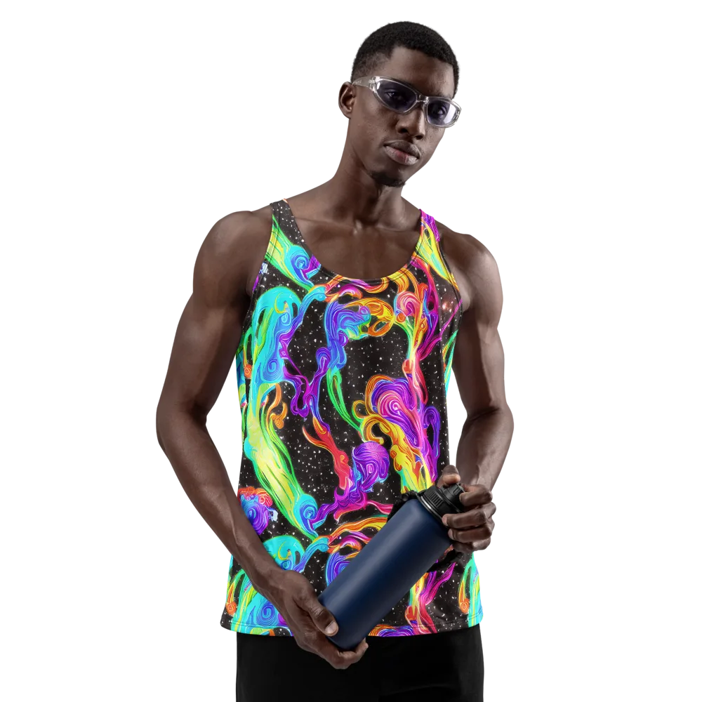Yuan Whirls on Men's Tank Top — Front