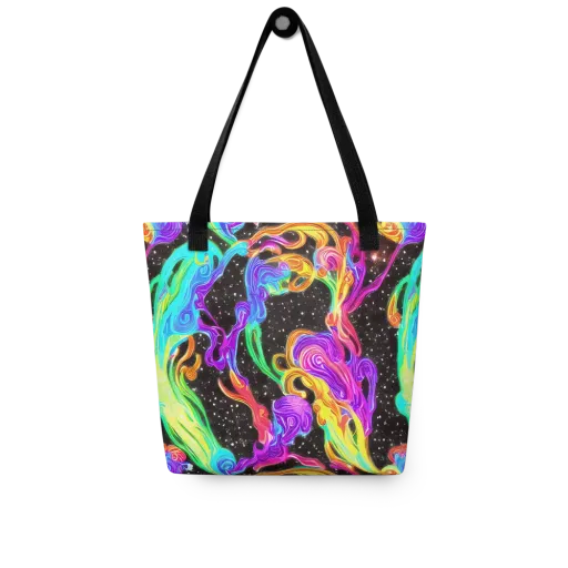 Yuan Whirls on a Tote Bag
