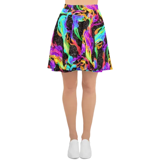 Yuan Whirls on a Skater Skirt