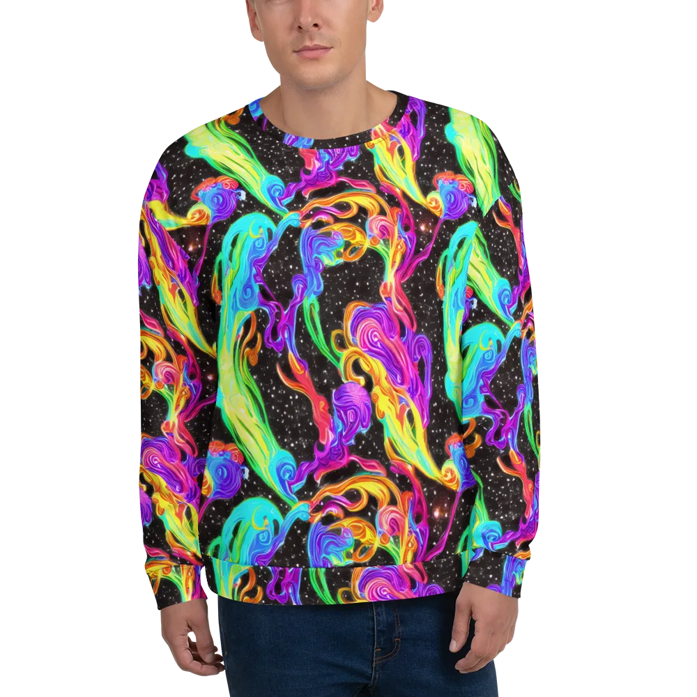 Yuan Whirls on Sweatshirt — Front