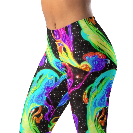 Yuan Whirls on a Leggings