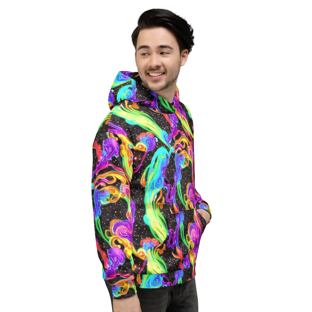 Yuan Whirls on Hoodie — Right