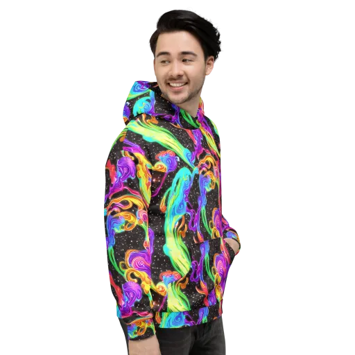Yuan Whirls on a Hoodie