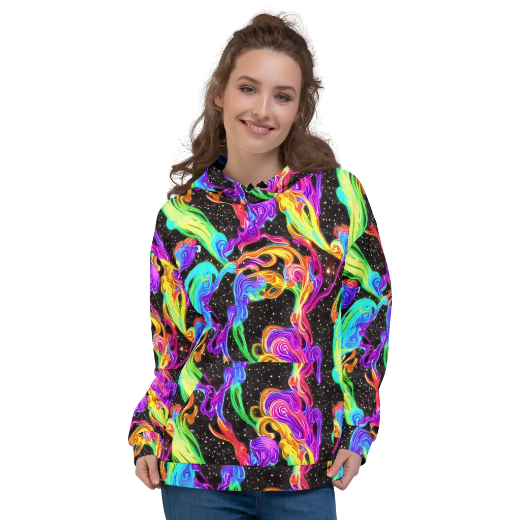 Yuan Whirls on Hoodie — Front